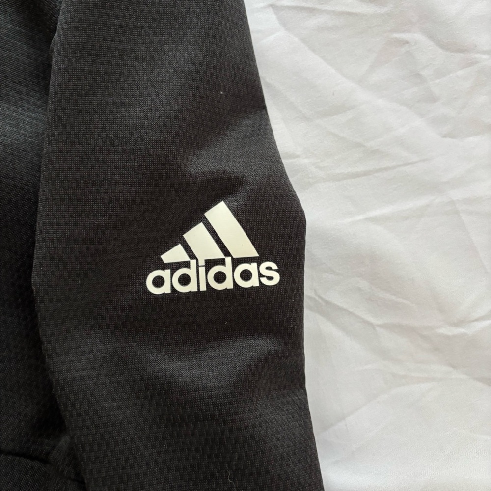 Men’s Adidas Black Hoodie. Or womens’s M. Stylish casual wear.